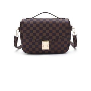 Checkered crossbody bag